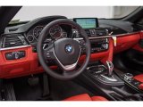 2016 BMW 4 Series 428i Convertible Coral Red Interior
