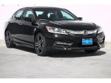 2016 Crystal Black Pearl Honda Accord Sport Sedan #109040600