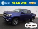 2016 Laser Blue Chevrolet Colorado Z71 Crew Cab 4x4 #109062389