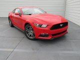 Race Red Ford Mustang in 2016