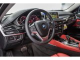 2016 BMW X6 xDrive50i Coral Red/Black Interior