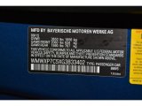 2016 Hardtop Color Code for Deep Blue Metallic - Color Code: B69