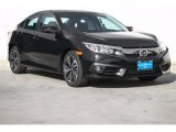 2016 Crystal Black Pearl Honda Civic EX-T Sedan #109205805