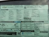 2016 Chevrolet Impala LS Window Sticker