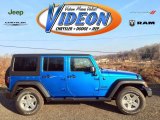 2016 Hydro Blue Pearl Jeep Wrangler Unlimited Sport 4x4 #109306572