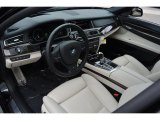 2015 BMW 7 Series 750Li xDrive Sedan Ivory White/Black Interior