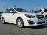 2016 Crystal White Pearl Subaru Impreza 2.0i Premium 4-door #109371155