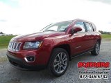 Deep Cherry Red Crystal Pearl Jeep Compass in 2016