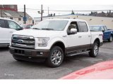 2016 White Platinum Ford F150 Lariat SuperCrew 4x4 #109444905