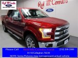 2016 Ruby Red Ford F150 Lariat SuperCrew 4x4 #109444809