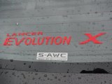 2014 Mitsubishi Lancer Evolution MR Marks and Logos