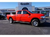 Flame Red Dodge Ram 2500 HD in 2012