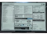 2016 BMW M3 Sedan Window Sticker