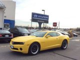 2013 Rally Yellow Chevrolet Camaro LS Coupe #109559452