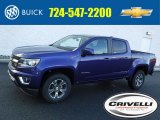 2016 Laser Blue Chevrolet Colorado Z71 Crew Cab 4x4 #109582986