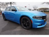 B5 Blue Pearl Dodge Charger in 2016