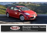 2015 Barcelona Red Metallic Toyota Prius Four Hybrid #109582353