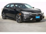 2016 Crystal Black Pearl Honda Civic Touring Sedan #109661399