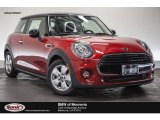 2016 Blazing Red Metallic Mini Hardtop Cooper 2 Door #109665515