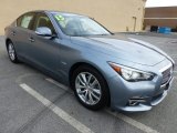 2015 Hagane Blue Infiniti Q50 Hybrid Premium #109689071