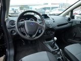 2016 Ford Fiesta S Hatchback Charcoal Black Interior