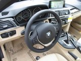 2016 BMW 3 Series 328i xDrive Sedan Venetian Beige Interior