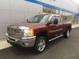 2013 Chevrolet Silverado 2500HD LT Extended Cab 4x4 Front 3/4 View
