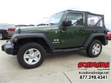 2009 Jeep Green Metallic Jeep Wrangler X 4x4 #109784192