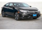 2016 Crystal Black Pearl Honda Civic EX-L Sedan #109784205