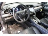 2016 Honda Civic Touring Sedan Black Interior