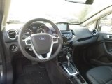 2016 Ford Fiesta Titanium Sedan Charcoal Black Interior