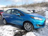 2016 Blue Candy Metallic Ford Fiesta SE Sedan #109797293