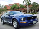 2008 Vista Blue Metallic Ford Mustang V6 Deluxe Coupe #1093528