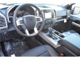 2016 Ford F150 Lariat SuperCrew Black Interior