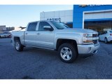 2016 Silver Ice Metallic Chevrolet Silverado 1500 LT Crew Cab 4x4 #109834668