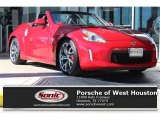 Solid Red Nissan 370Z in 2013