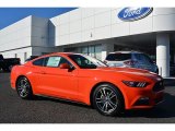 2016 Competition Orange Ford Mustang EcoBoost Coupe #109872549