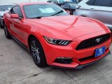 2016 Competition Orange Ford Mustang EcoBoost Coupe #109908645