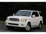 Natural White Toyota Sequoia in 2002