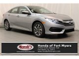 2016 Lunar Silver Metallic Honda Civic EX Sedan #109908608