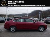 2016 Ruby Red Metallic Ford Fusion S #109946200