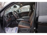 2016 Nissan TITAN XD Platinum Reserve Crew Cab Platinum Reserve Black/Brown Leather Interior
