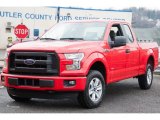 2016 Race Red Ford F150 XL SuperCab 4x4 #109995358