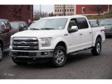 2016 White Platinum Ford F150 Lariat SuperCrew 4x4 #109995356