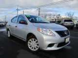 2014 Brilliant Silver Nissan Versa 1.6 S Sedan #110003899