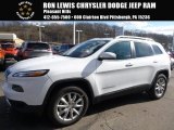 2016 Bright White Jeep Cherokee Limited 4x4 #110003878
