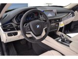 2016 BMW X6 xDrive35i Ivory White/Black Interior