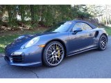 2016 Yachting Blue, Paint to Sample Porsche 911 Turbo S Cabriolet #110056992