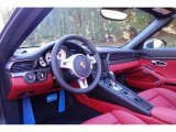 2016 Porsche 911 Turbo S Cabriolet Black/Garnet Red Interior