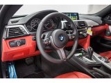 2016 BMW 4 Series 435i Gran Coupe Coral Red Interior
